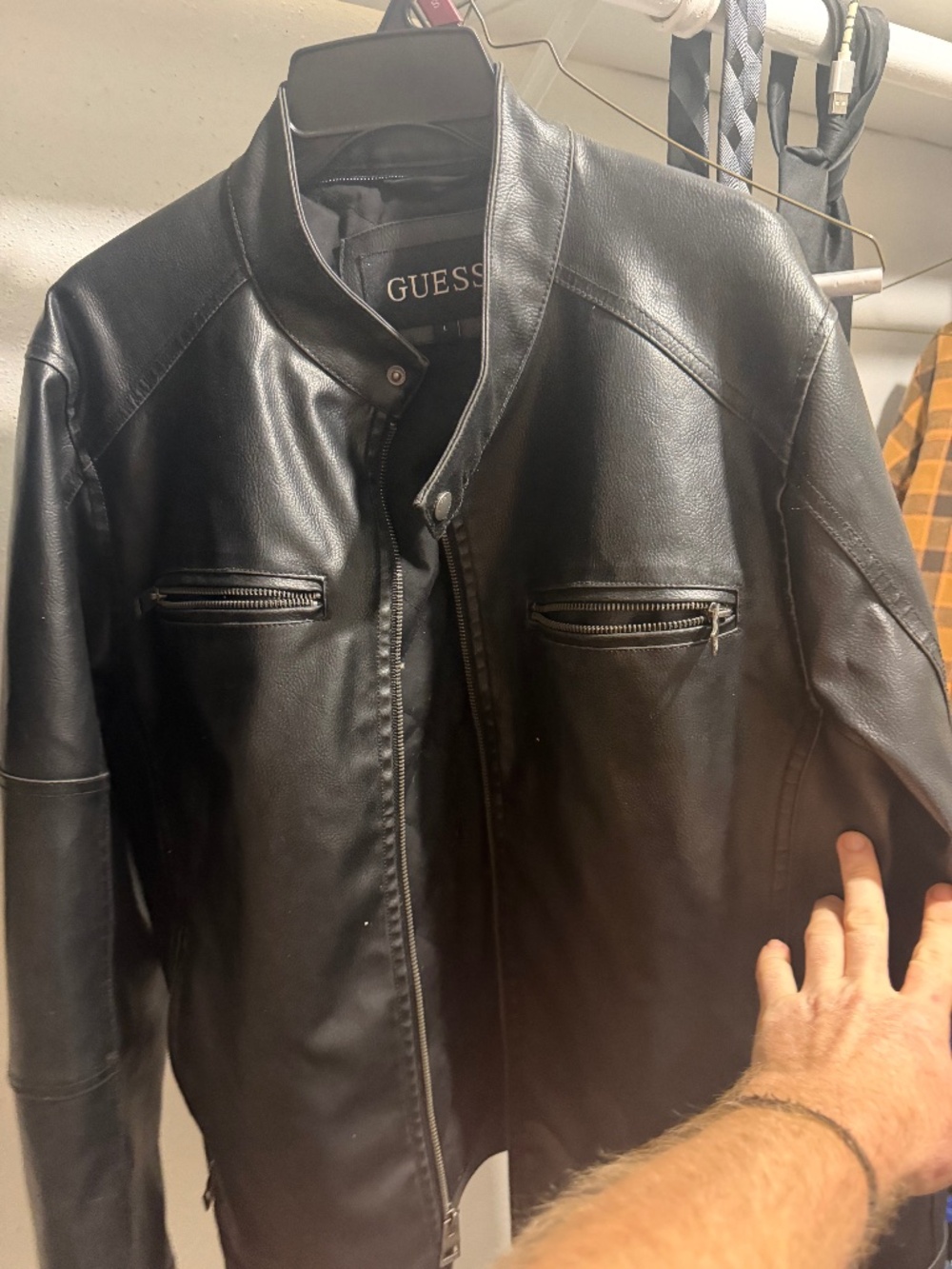 Guess leather jacket